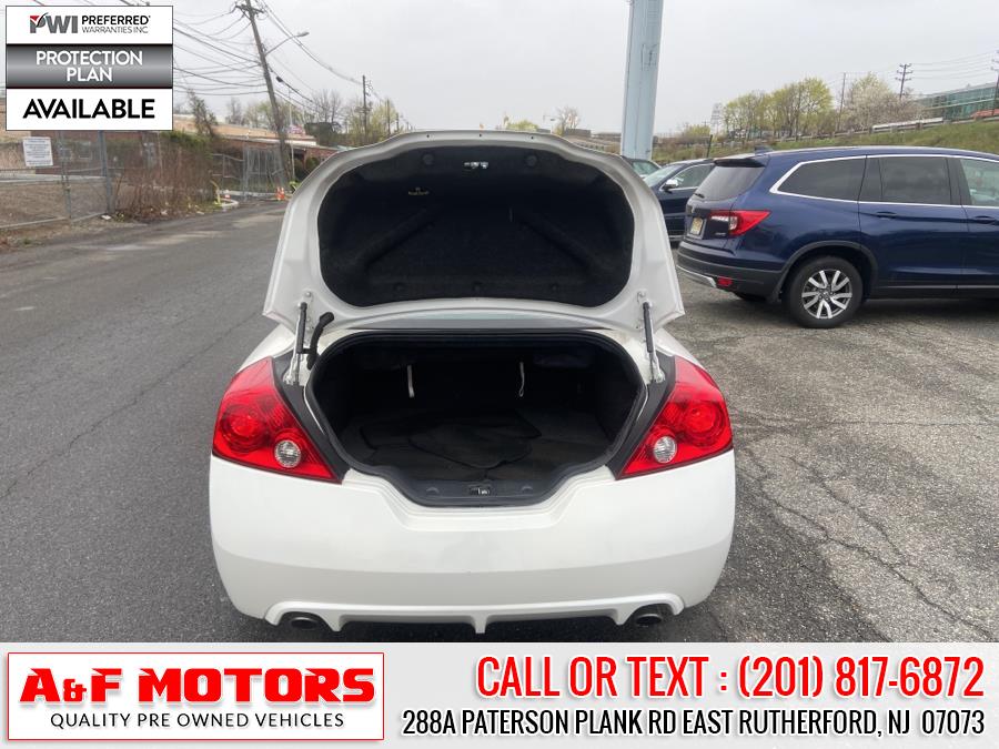 2013 Nissan Altima 2dr Cpe I4 2.5 S, available for sale in East Rutherford, New Jersey | A&F Motors LLC. East Rutherford, New Jersey 2013 Nissan Altima 2dr Cpe I4 2.5 S, available for sale in East Rutherford, New Jersey | A&F Motors LLC. East Rutherford, New Jersey