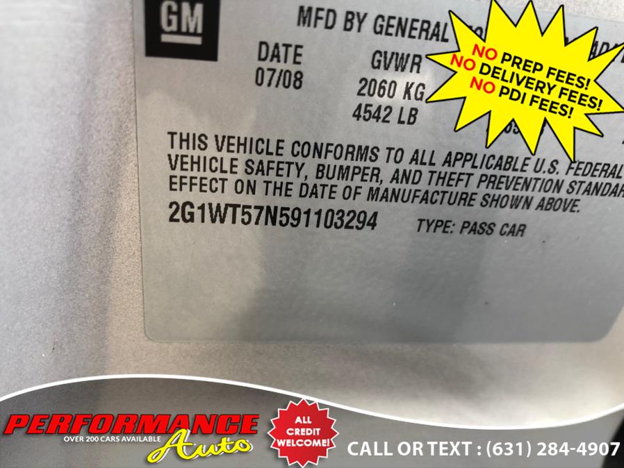 2009 Chevrolet Impala 4dr Sdn 3.5L LT, available for sale in Bohemia, New York | Performance Auto Inc. Bohemia, New York 2009 Chevrolet Impala 4dr Sdn 3.5L LT, available for sale in Bohemia, New York | Performance Auto Inc. Bohemia, New York
