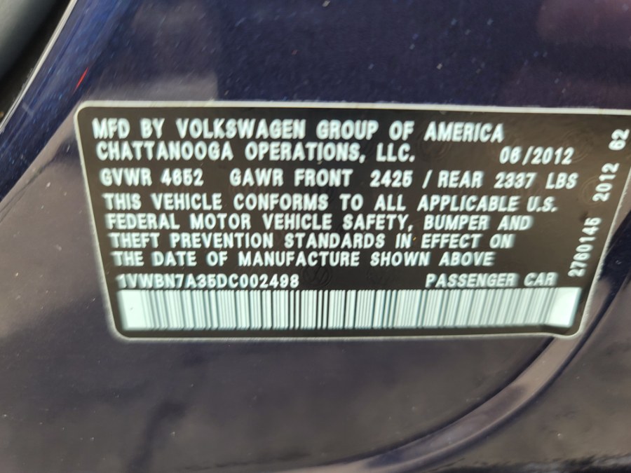 Used Volkswagen Passat 4dr Sdn 2.0L DSG TDI SE w/Sunroof & Nav 2013 | House of Cars. Watertown, Connecticut Used Volkswagen Passat 4dr Sdn 2.0L DSG TDI SE w/Sunroof & Nav 2013 | House of Cars. Watertown, Connecticut