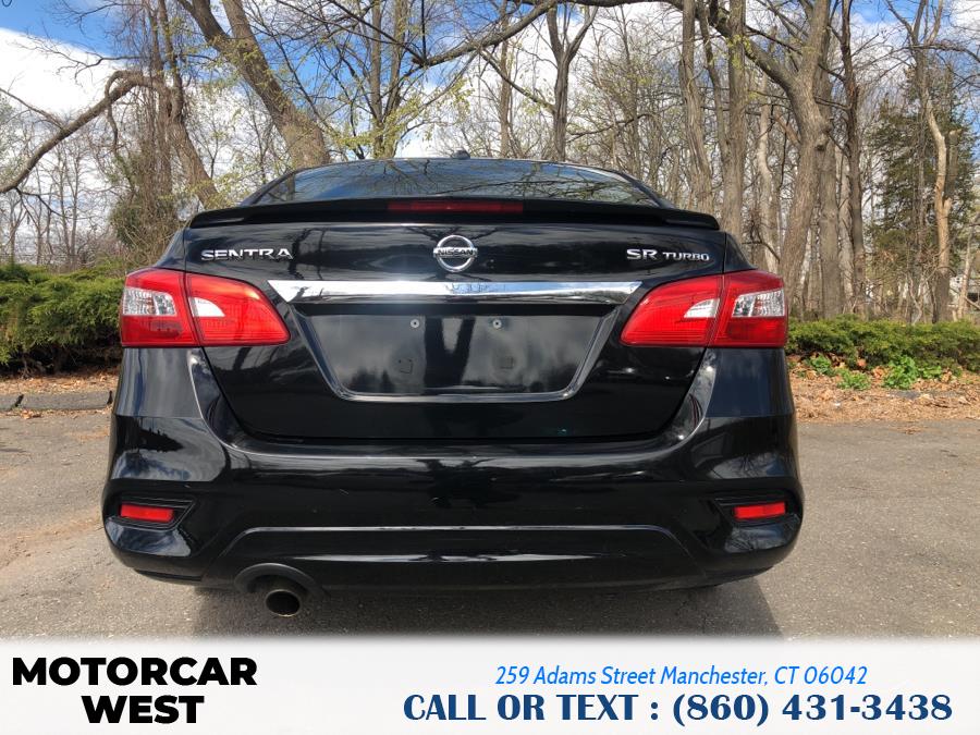 2017 Nissan Sentra SR TURBO CVT, available for sale in Manchester, Connecticut | Motorcar West. Manchester, Connecticut 2017 Nissan Sentra SR TURBO CVT, available for sale in Manchester, Connecticut | Motorcar West. Manchester, Connecticut