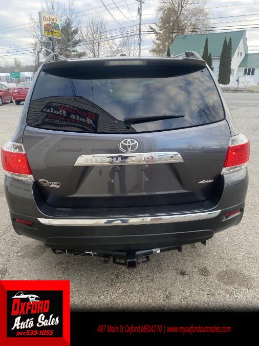 Used Toyota Highlander 4WD 4dr V6 Limited (Natl) 2012 | Oxford Auto Sales. Oxford, Maine Used Toyota Highlander 4WD 4dr V6 Limited (Natl) 2012 | Oxford Auto Sales. Oxford, Maine