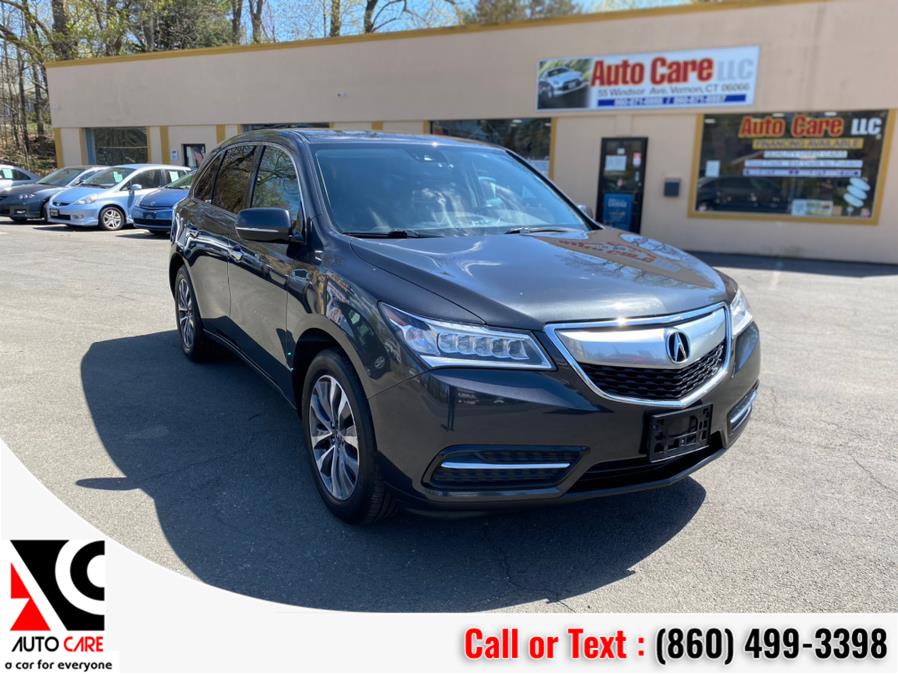 2016 Acura MDX SH-AWD 4dr w/Tech/AcuraWatch Plus, available for sale in Vernon , Connecticut | Auto Care Motors. Vernon , Connecticut