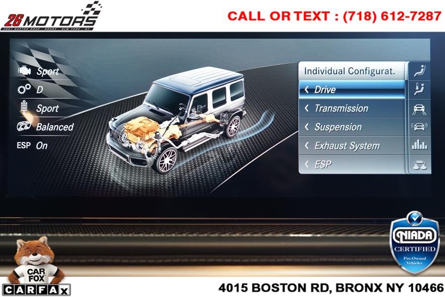 Used Mercedes-Benz G-Class AMG G 63 4MATIC SUV 2019 | 26 Motors Corp. Bronx, New York Used Mercedes-Benz G-Class AMG G 63 4MATIC SUV 2019 | 26 Motors Corp. Bronx, New York