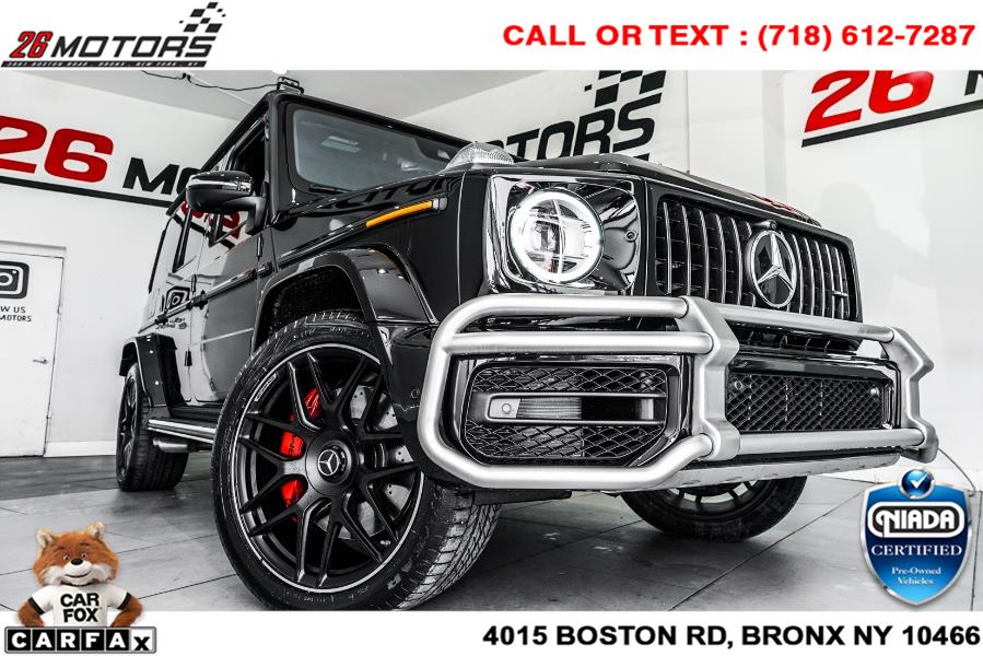 Used Mercedes-Benz G-Class AMG G 63 4MATIC SUV 2019 | 26 Motors Corp. Bronx, New York Used Mercedes-Benz G-Class AMG G 63 4MATIC SUV 2019 | 26 Motors Corp. Bronx, New York