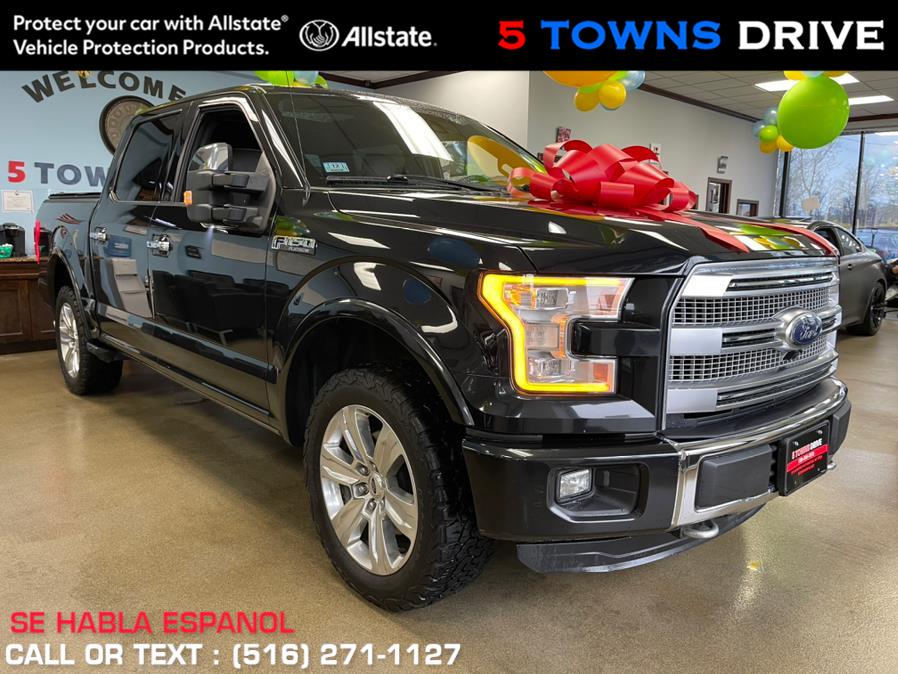 2015 Ford F-150 4WD SuperCrew 145" Platinum, available for sale in Inwood, New York | 5 Towns Drive. Inwood, New York 2015 Ford F-150 4WD SuperCrew 145" Platinum, available for sale in Inwood, New York | 5 Towns Drive. Inwood, New York