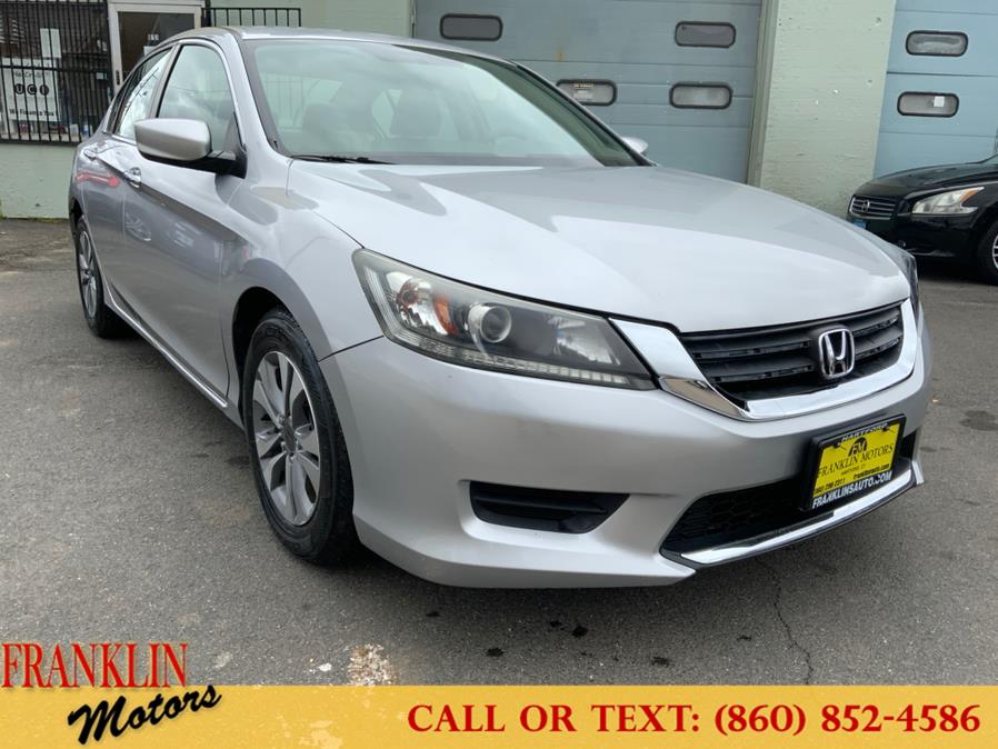 2014 Honda Accord Sedan 4dr I4 CVT LX, available for sale in Hartford, Connecticut | Franklin Motors Auto Sales LLC. Hartford, Connecticut