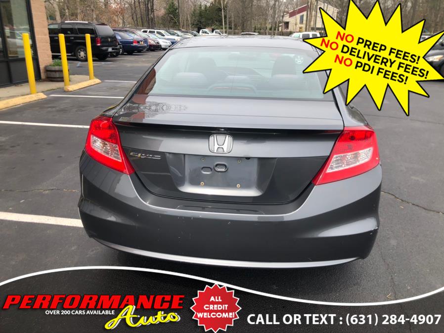 2013 Honda Civic Cpe 2dr Auto LX, available for sale in Bohemia, New York | Performance Auto Inc. Bohemia, New York 2013 Honda Civic Cpe 2dr Auto LX, available for sale in Bohemia, New York | Performance Auto Inc. Bohemia, New York