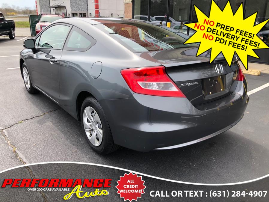 2013 Honda Civic Cpe 2dr Auto LX, available for sale in Bohemia, New York | Performance Auto Inc. Bohemia, New York 2013 Honda Civic Cpe 2dr Auto LX, available for sale in Bohemia, New York | Performance Auto Inc. Bohemia, New York