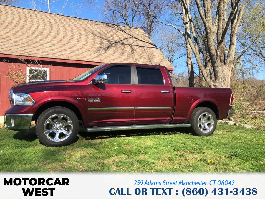 Used Ram 1500 4WD Crew Cab 149" Laramie 2016 | Motorcar West. Manchester, Connecticut Used Ram 1500 4WD Crew Cab 149" Laramie 2016 | Motorcar West. Manchester, Connecticut