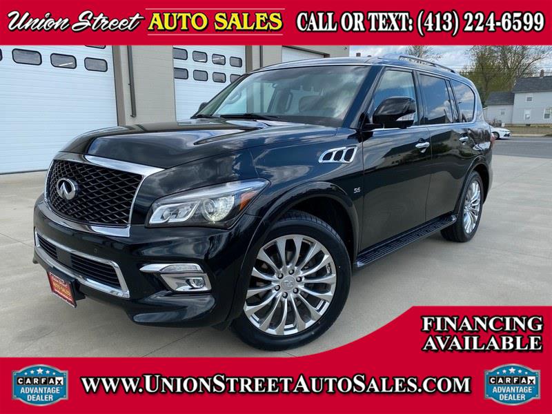 Used INFINITI QX80 4WD 4dr 2015 | Union Street Auto Sales. West Springfield, Massachusetts Used INFINITI QX80 4WD 4dr 2015 | Union Street Auto Sales. West Springfield, Massachusetts