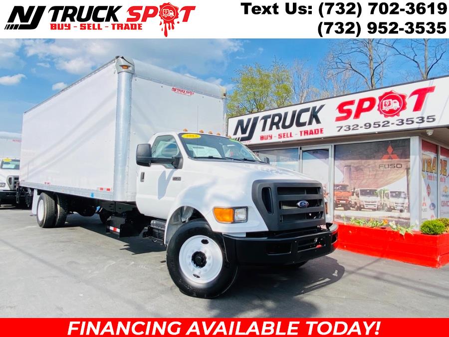 2013 Ford Super Duty F-750 Straight Frame 26 FEET DRY BOX + CUMMINS + LIFT GATE + NO CDL, available for sale in South Amboy, New Jersey | NJ Truck Spot. South Amboy, New Jersey
