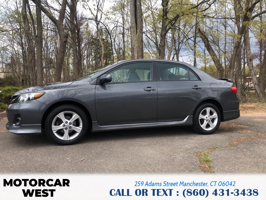 2011 Toyota Corolla 4dr Sdn Auto S, available for sale in Manchester, Connecticut | Motorcar West. Manchester, Connecticut