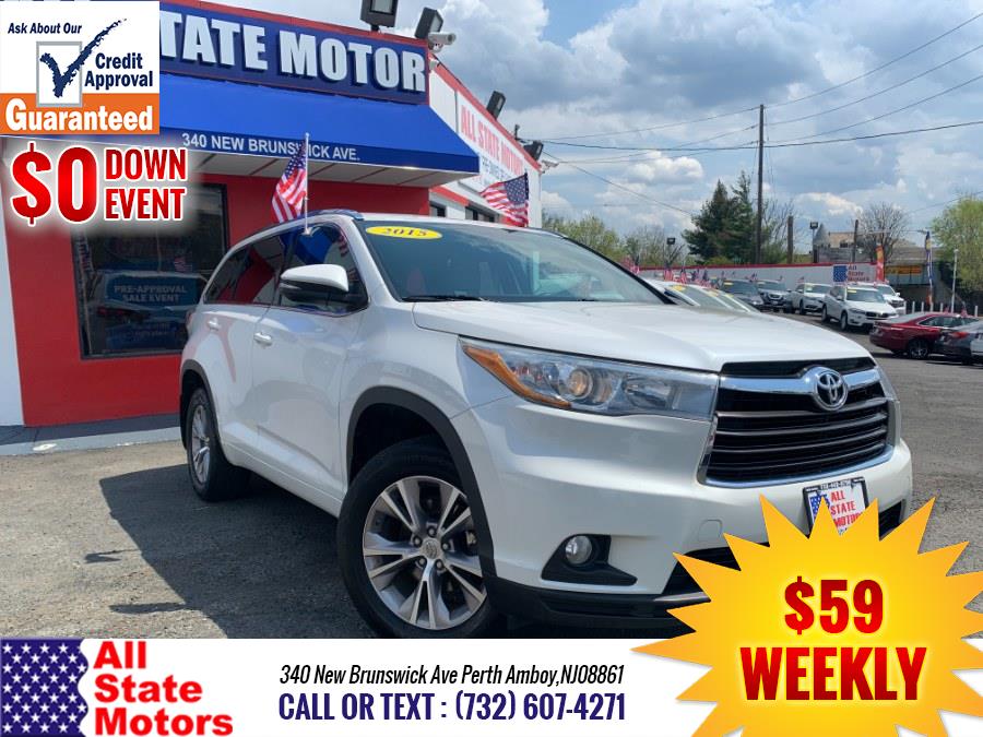 2015 Toyota Highlander AWD 4dr V6 XLE (Natl), available for sale in Perth Amboy, New Jersey | All State Motor Inc. Perth Amboy, New Jersey 2015 Toyota Highlander AWD 4dr V6 XLE (Natl), available for sale in Perth Amboy, New Jersey | All State Motor Inc. Perth Amboy, New Jersey