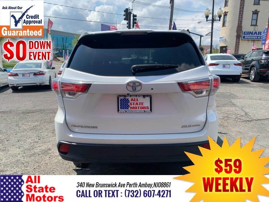 2015 Toyota Highlander AWD 4dr V6 XLE (Natl), available for sale in Perth Amboy, New Jersey | All State Motor Inc. Perth Amboy, New Jersey 2015 Toyota Highlander AWD 4dr V6 XLE (Natl), available for sale in Perth Amboy, New Jersey | All State Motor Inc. Perth Amboy, New Jersey