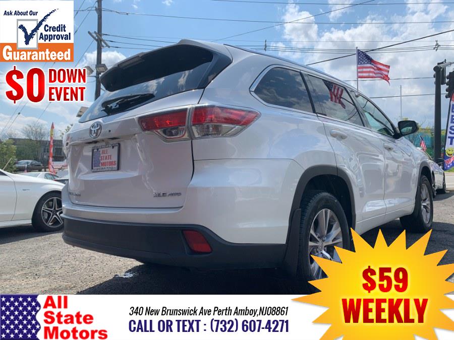 2015 Toyota Highlander AWD 4dr V6 XLE (Natl), available for sale in Perth Amboy, New Jersey | All State Motor Inc. Perth Amboy, New Jersey 2015 Toyota Highlander AWD 4dr V6 XLE (Natl), available for sale in Perth Amboy, New Jersey | All State Motor Inc. Perth Amboy, New Jersey