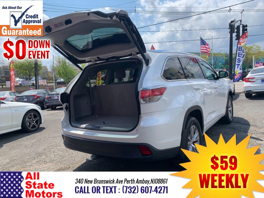 2015 Toyota Highlander AWD 4dr V6 XLE (Natl), available for sale in Perth Amboy, New Jersey | All State Motor Inc. Perth Amboy, New Jersey 2015 Toyota Highlander AWD 4dr V6 XLE (Natl), available for sale in Perth Amboy, New Jersey | All State Motor Inc. Perth Amboy, New Jersey