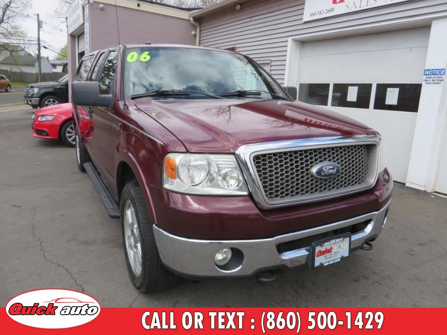 2006 Ford F-150 Supercab 133" Lariat 4WD, available for sale in Bristol, Connecticut | Quick Auto LLC. Bristol, Connecticut