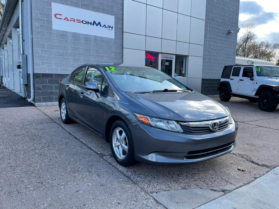 2012 Honda Civic Sdn 4dr Auto CNG w/Navi, available for sale in Manchester, Connecticut | Carsonmain LLC. Manchester, Connecticut
