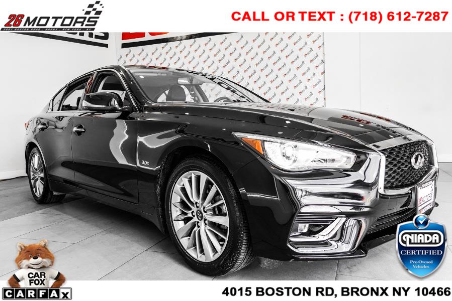 Used INFINITI Q50 3.0t LUXE AWD 2018 | 26 Motors Corp. Bronx, New York Used INFINITI Q50 3.0t LUXE AWD 2018 | 26 Motors Corp. Bronx, New York