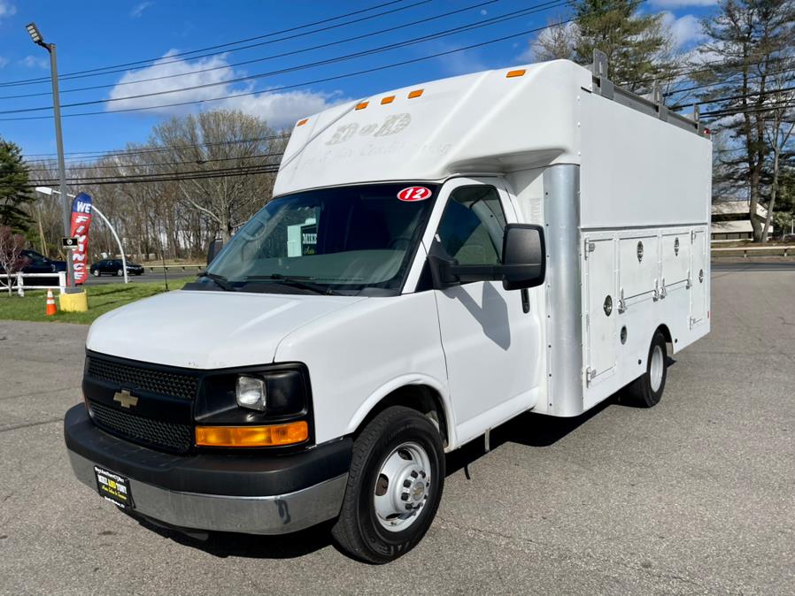 2012 Chevrolet Express Commercial Cutaway RWD 3500 139" WB Work Van, available for sale in South Windsor, Connecticut | Mike And Tony Auto Sales, Inc. South Windsor, Connecticut