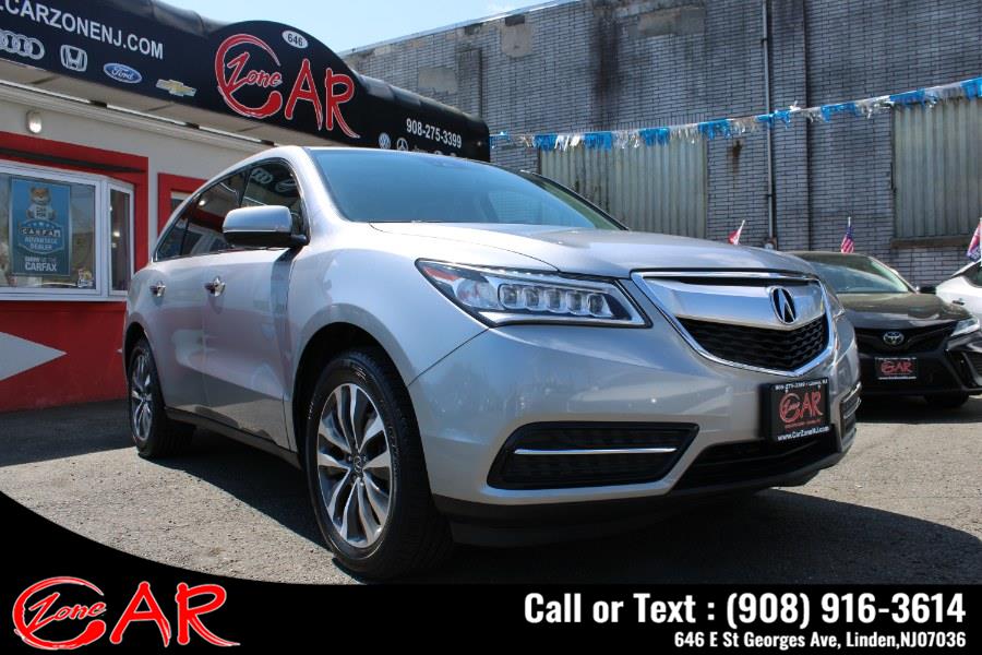 Used Acura MDX SH-AWD 4dr w/Tech/Entertainment 2016 | Car Zone. Linden, New Jersey Used Acura MDX SH-AWD 4dr w/Tech/Entertainment 2016 | Car Zone. Linden, New Jersey