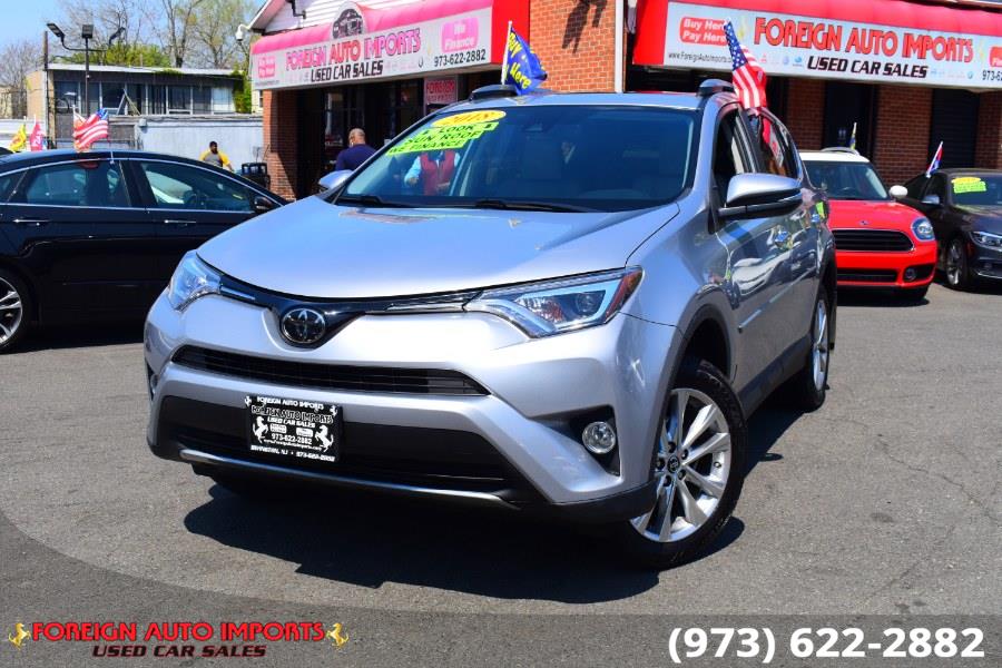 2018 Toyota RAV4 Limited AWD (Natl), available for sale in Irvington, New Jersey | Foreign Auto Imports. Irvington, New Jersey