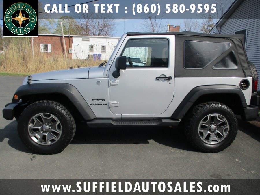 2012 Jeep Wrangler 4WD 2dr Sport, available for sale in Suffield, Connecticut | Suffield Auto LLC. Suffield, Connecticut
