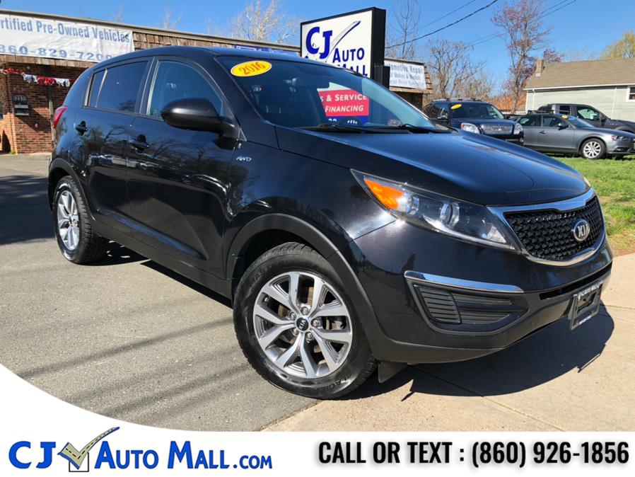 2016 Kia Sportage AWD 4dr LX, available for sale in Bristol, Connecticut | CJ Auto Mall. Bristol, Connecticut