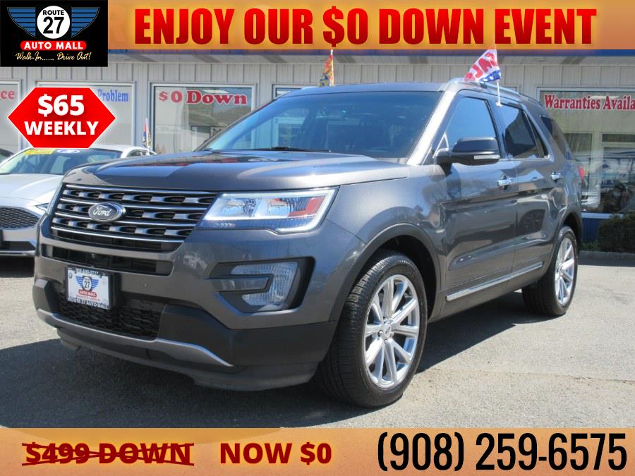2017 Ford Explorer Limited 4WD, available for sale in Linden, New Jersey | Route 27 Auto Mall. Linden, New Jersey