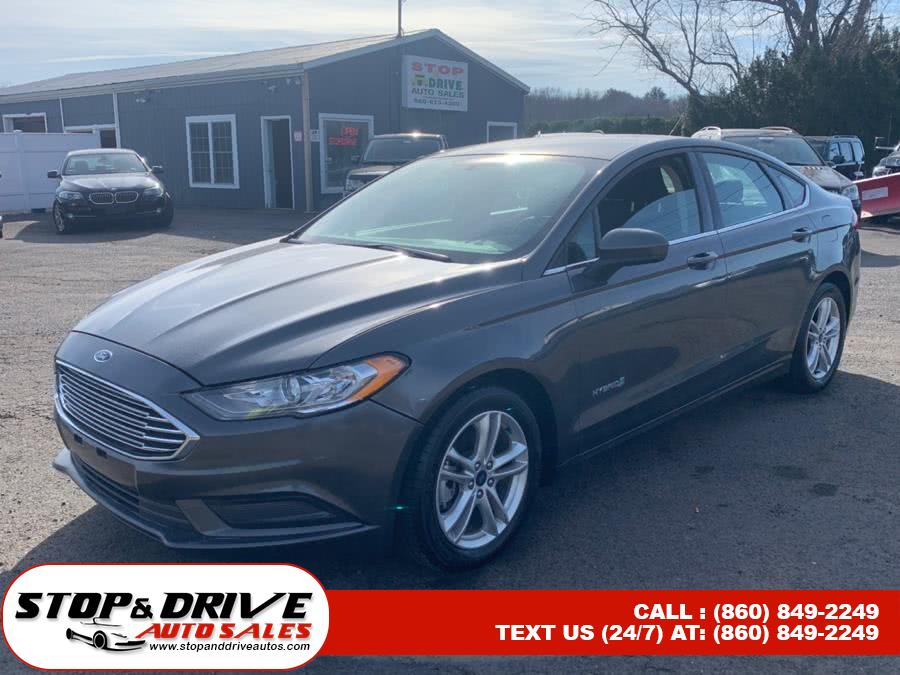 Used Ford Fusion Hybrid SE FWD 2018 | Stop & Drive Auto Sales. East Windsor, Connecticut