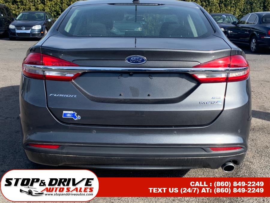 2018 Ford Fusion Hybrid SE FWD, available for sale in East Windsor, Connecticut | Stop & Drive Auto Sales. East Windsor, Connecticut 2018 Ford Fusion Hybrid SE FWD, available for sale in East Windsor, Connecticut | Stop & Drive Auto Sales. East Windsor, Connecticut