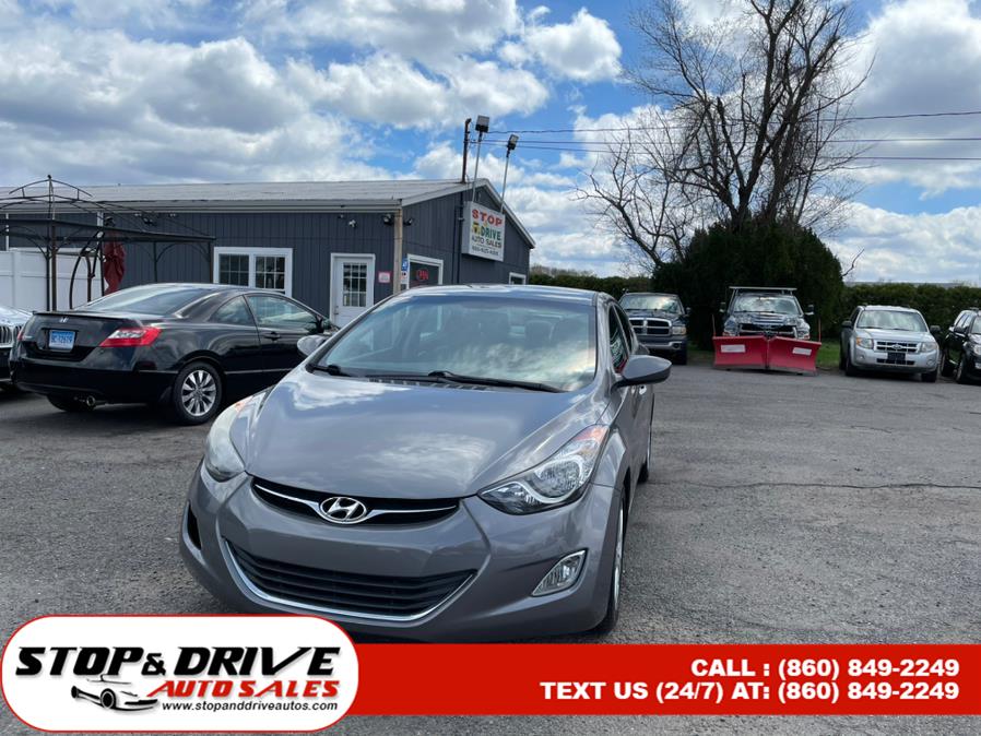 2013 Hyundai Elantra 4dr Sdn Auto GLS, available for sale in East Windsor, Connecticut | Stop & Drive Auto Sales. East Windsor, Connecticut
