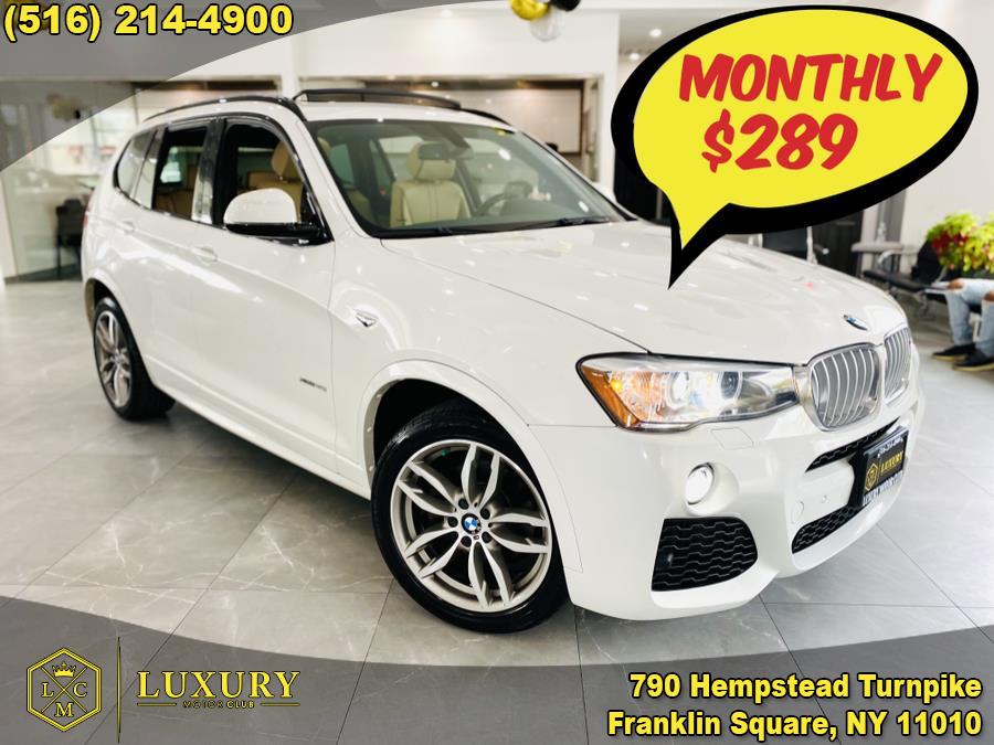 2017 BMW X3 xDrive35i Sports Activity Vehicle, available for sale in Franklin Square, New York | Luxury Motor Club. Franklin Square, New York