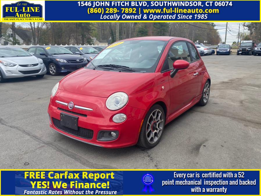 2012 FIAT 500 2dr HB Sport, available for sale in South Windsor , Connecticut | Ful-line Auto LLC. South Windsor , Connecticut