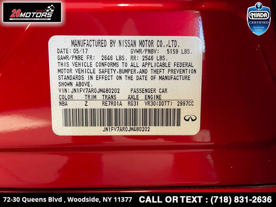 Used INFINITI Q50 RED SPORT 400 AWD 2018 | 26 Motors Queens. Woodside, New York Used INFINITI Q50 RED SPORT 400 AWD 2018 | 26 Motors Queens. Woodside, New York