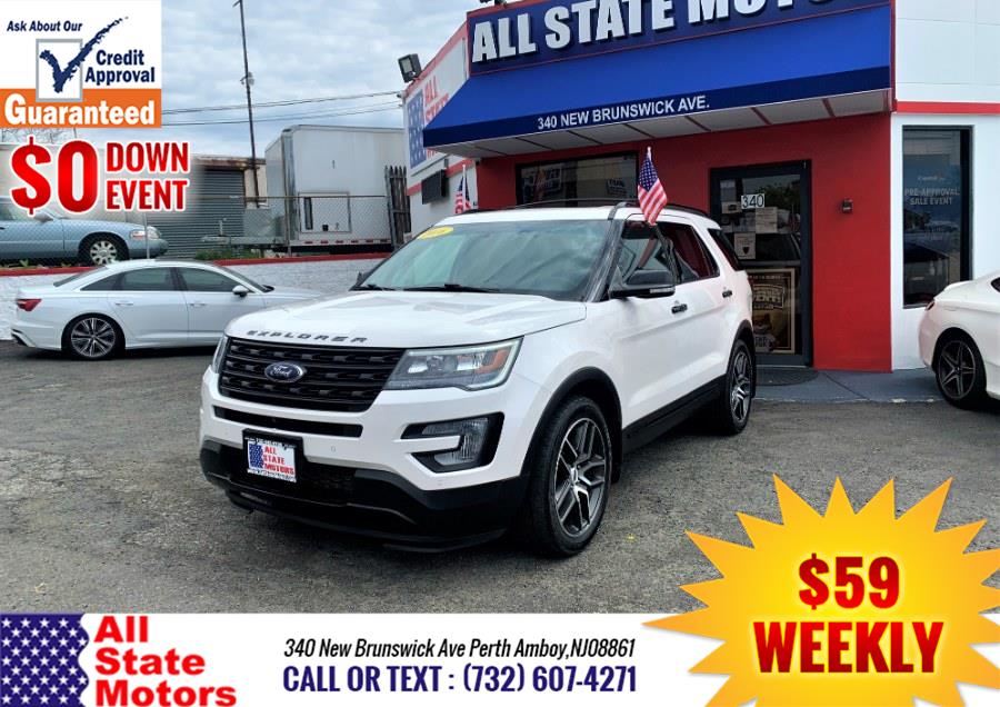 2016 Ford Explorer 4WD 4dr Sport, available for sale in Perth Amboy, New Jersey | All State Motor Inc. Perth Amboy, New Jersey