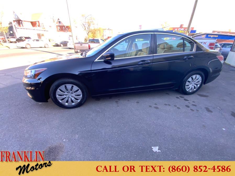 2012 Honda Accord Sdn 4dr I4 Auto LX PZEV, available for sale in Hartford, Connecticut | Franklin Motors Auto Sales LLC. Hartford, Connecticut 2012 Honda Accord Sdn 4dr I4 Auto LX PZEV, available for sale in Hartford, Connecticut | Franklin Motors Auto Sales LLC. Hartford, Connecticut