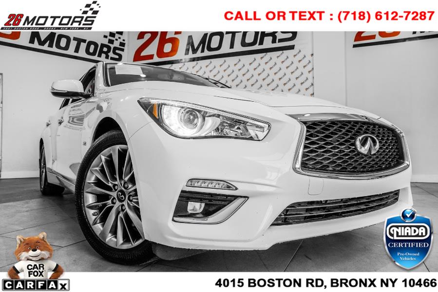 Used INFINITI Q50 3.0t LUXE AWD 2018 | 26 Motors Corp. Bronx, New York Used INFINITI Q50 3.0t LUXE AWD 2018 | 26 Motors Corp. Bronx, New York