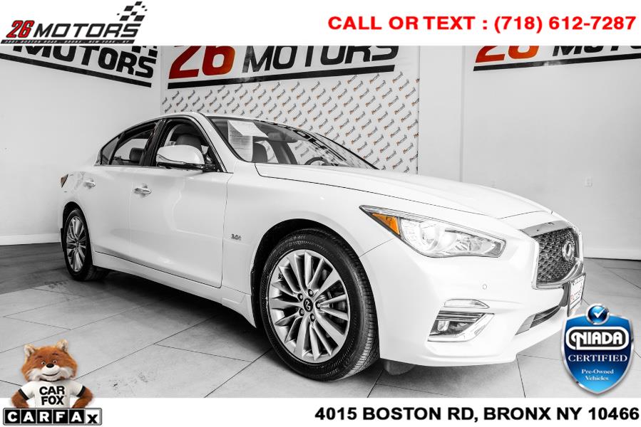 Used INFINITI Q50 3.0t LUXE AWD 2018 | 26 Motors Corp. Bronx, New York Used INFINITI Q50 3.0t LUXE AWD 2018 | 26 Motors Corp. Bronx, New York