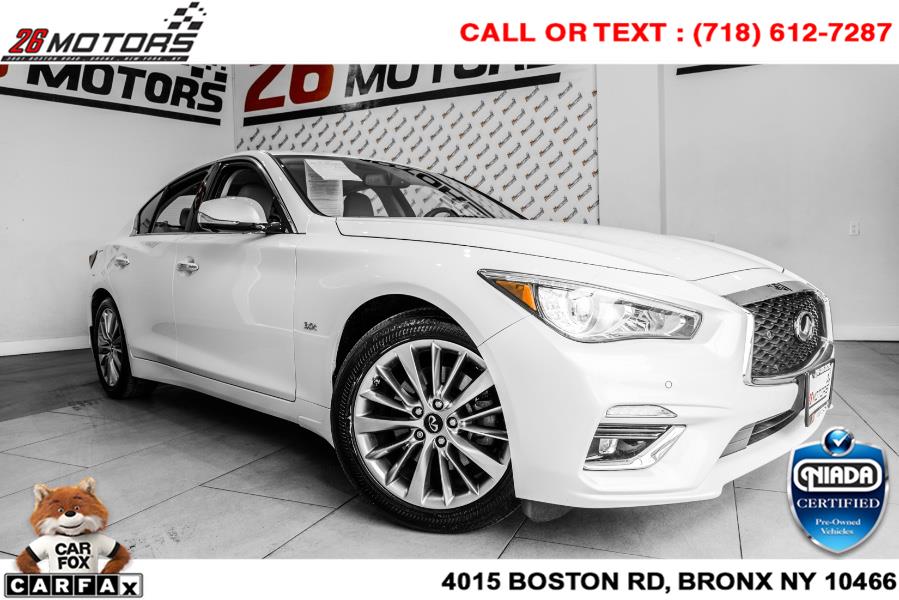 Used INFINITI Q50 3.0t LUXE AWD 2018 | 26 Motors Corp. Bronx, New York Used INFINITI Q50 3.0t LUXE AWD 2018 | 26 Motors Corp. Bronx, New York