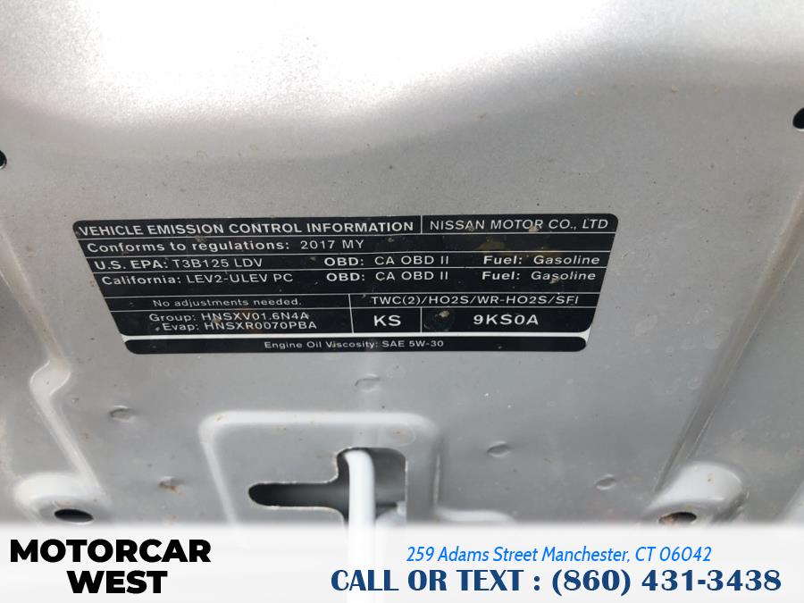 2017 Nissan Versa Sedan S, available for sale in Manchester, Connecticut | Motorcar West. Manchester, Connecticut 2017 Nissan Versa Sedan S, available for sale in Manchester, Connecticut | Motorcar West. Manchester, Connecticut