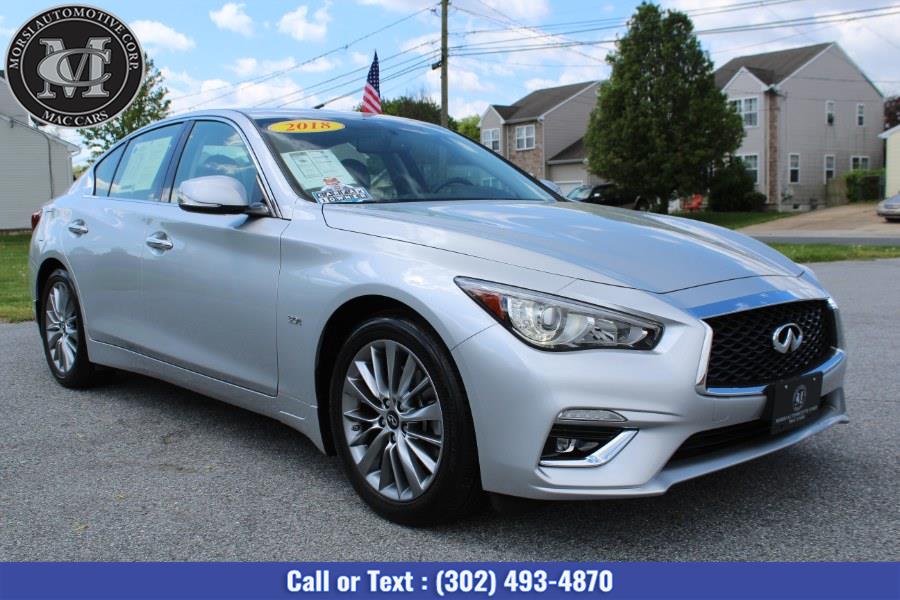 Used INFINITI Q50 3.0t LUXE AWD 2018 | Morsi Automotive Corp. New Castle, Delaware