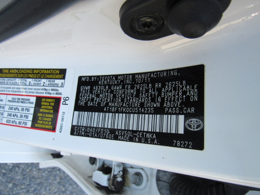 2012 Toyota Camry LE, available for sale in Worcester, Massachusetts | Hilario's Auto Sales Inc.. Worcester, Massachusetts 2012 Toyota Camry LE, available for sale in Worcester, Massachusetts | Hilario's Auto Sales Inc.. Worcester, Massachusetts