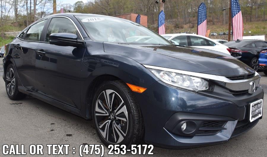 Used Honda Civic Sedan EX-L CVT w/Navigation 2018 | Highline Car Connection. Waterbury, Connecticut Used Honda Civic Sedan EX-L CVT w/Navigation 2018 | Highline Car Connection. Waterbury, Connecticut
