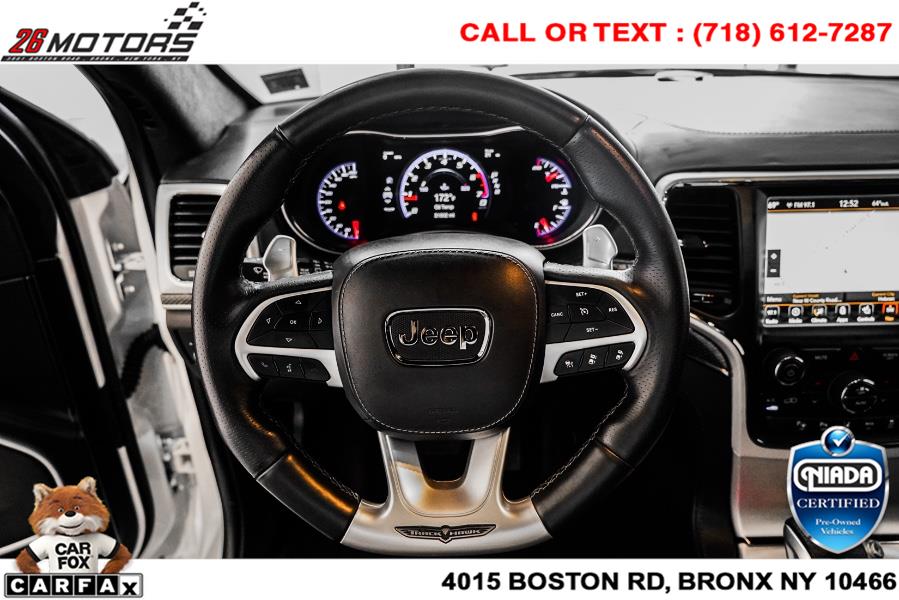 Used Jeep Grand Cherokee Trackhawk 4x4 *Ltd Avail* 2018 | 26 Motors Corp. Bronx, New York Used Jeep Grand Cherokee Trackhawk 4x4 *Ltd Avail* 2018 | 26 Motors Corp. Bronx, New York