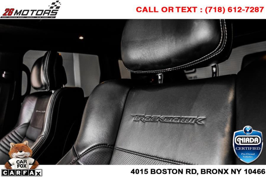 Used Jeep Grand Cherokee Trackhawk 4x4 *Ltd Avail* 2018 | 26 Motors Corp. Bronx, New York Used Jeep Grand Cherokee Trackhawk 4x4 *Ltd Avail* 2018 | 26 Motors Corp. Bronx, New York