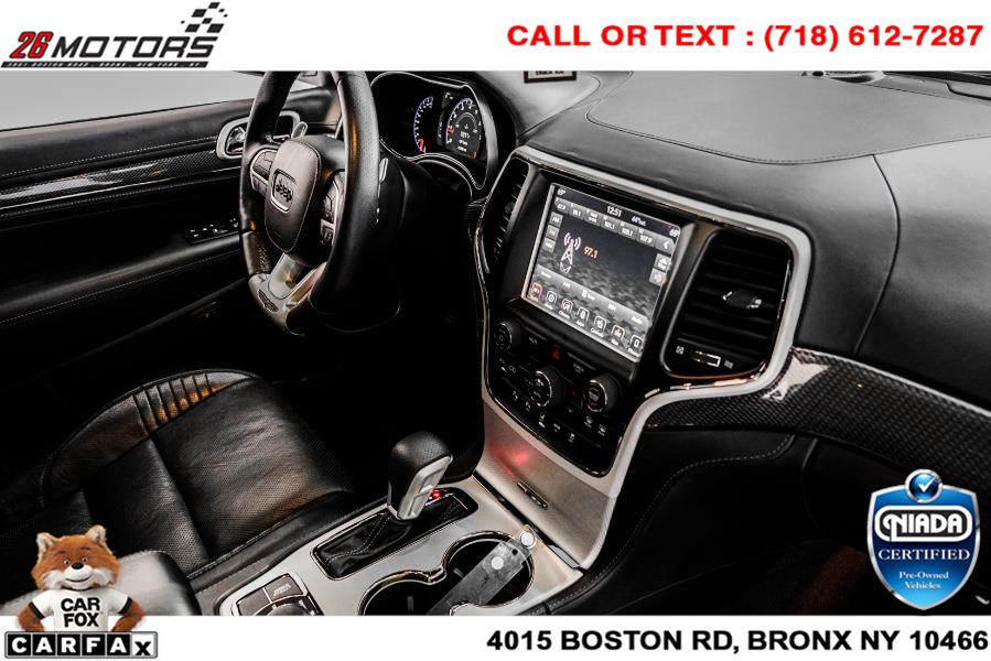 Used Jeep Grand Cherokee Trackhawk 4x4 *Ltd Avail* 2018 | 26 Motors Corp. Bronx, New York Used Jeep Grand Cherokee Trackhawk 4x4 *Ltd Avail* 2018 | 26 Motors Corp. Bronx, New York