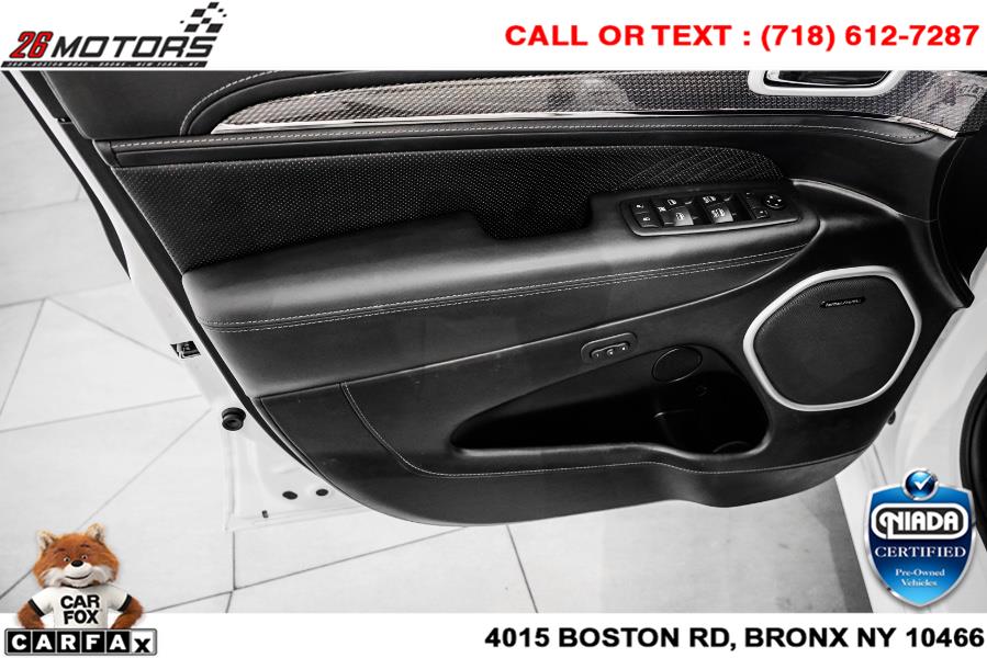 Used Jeep Grand Cherokee Trackhawk 4x4 *Ltd Avail* 2018 | 26 Motors Corp. Bronx, New York Used Jeep Grand Cherokee Trackhawk 4x4 *Ltd Avail* 2018 | 26 Motors Corp. Bronx, New York