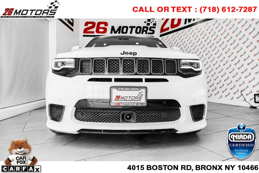 Used Jeep Grand Cherokee Trackhawk 4x4 *Ltd Avail* 2018 | 26 Motors Corp. Bronx, New York Used Jeep Grand Cherokee Trackhawk 4x4 *Ltd Avail* 2018 | 26 Motors Corp. Bronx, New York