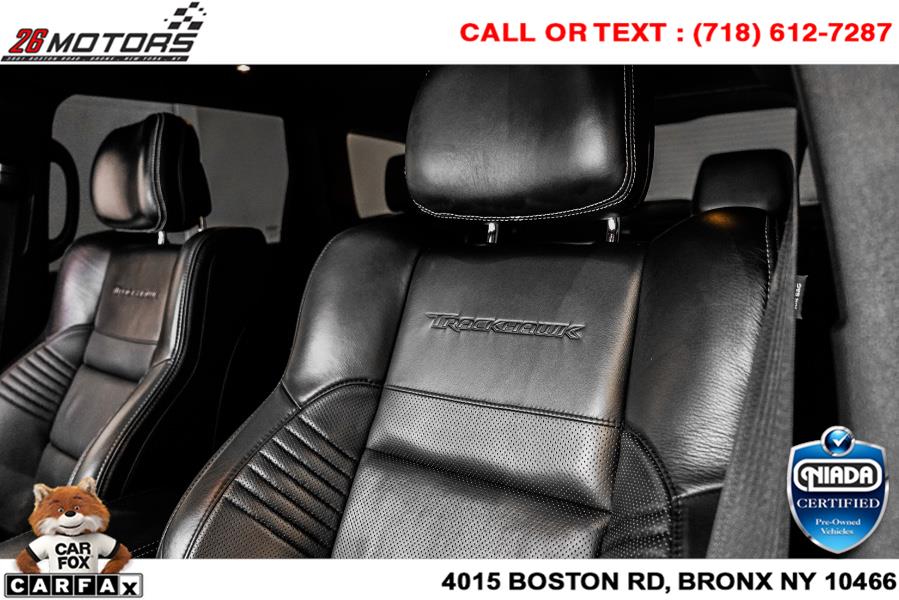 Used Jeep Grand Cherokee Trackhawk 4x4 *Ltd Avail* 2018 | 26 Motors Corp. Bronx, New York Used Jeep Grand Cherokee Trackhawk 4x4 *Ltd Avail* 2018 | 26 Motors Corp. Bronx, New York